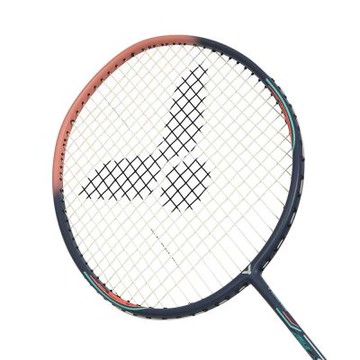 VICTOR 全面穿線拍-4U-穿線拍 羽毛球 羽球 訓練 勝利 DX-09-I-4U 丈青粉橘綠