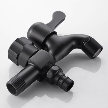 ⚡ 店鋪促銷⚡舜潔雙頭雙控快開多功能雙出洗衣機水龍頭一進二出把池水龍頭專用