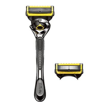 Gillette 吉列 Proshield 鋒護潤滑系列刮鬍刀 刀架+刀頭  1組  1組