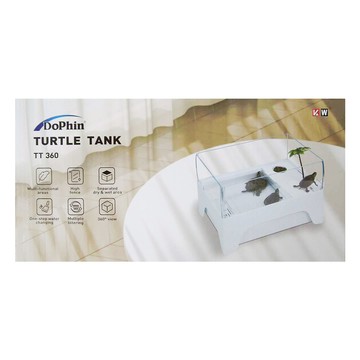 KW DoPhin 生態烏龜缸 TT360 多功能區 高透視度 360度全景  1個
