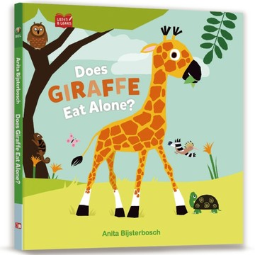 【Listen & Learn Series】Does Giraffe Eat Alone?（學著聽英語故事：你是自己一個嗎？）[二手書_近全新]