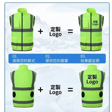 客製化空調服 印刷空調服 文字logo印刷 圖案名字 反光條印刷 補差價