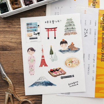 旅人溫度(日本篇) /手帳貼紙