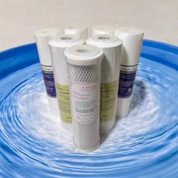 台製-10英寸淨水器一年份濾心(前置7支濾心)