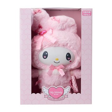 小禮堂 Sanrio 三麗鷗 美樂蒂 盒裝絨毛玩偶娃娃 (毛茸茸 美樂蒂50th & 酷洛米20th)