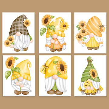 ground fairy - 向日葵 6種組合 (honne market)