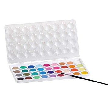 雄獅   粉餅水彩 36色 / 盒 WCC-36【APP滿額下單10%點數(單一帳號最高5000點)】1/31止