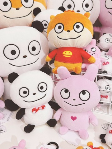 真愛日本 西村裕二 開心熊貓 戀愛兔 Q棉 沙包娃 手玉娃 娃娃 布偶 玩偶 禮物