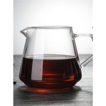 耐熱玻璃手沖玻璃分享壺咖啡濾杯手沖壺加厚過濾咖啡壺濾杯勻杯子