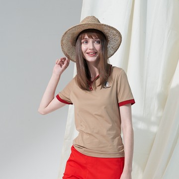 CLL巧玲瓏 小兔子刺繡翻領上衣 2133939