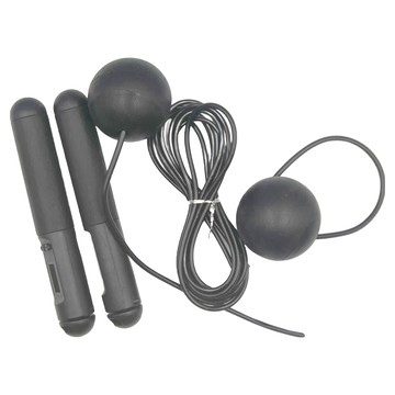 MICHAEL FITNESS 麥克健身 兩用跳繩 負重球 可調節  黑色  15 x 10 x 5cm  1組