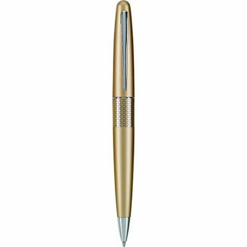 PILOT メトロポリタンコレクション ボールペン ゴールドバレル ジグザグデザイン 中字 ブラックインク (91303)