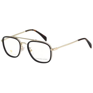 DAVID BECKHAM 貝克漢 光學眼鏡 (黑配金色)DB7012