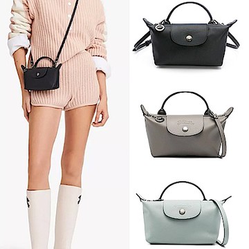 【LONGCHAMP】Le Pliage Xtra XXS-手提斜背兩用包