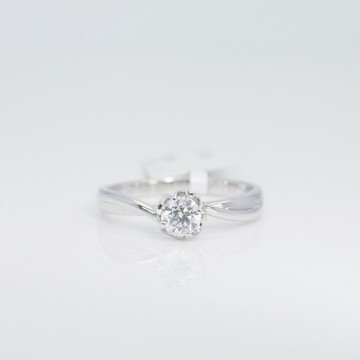 流花-14K金鑽石戒指