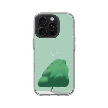iPhone 16 Pro Clear Case（相機按鈕） 透明 - ENHO - 鳥與樹・靜