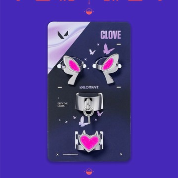 《特戰英豪》 珂樂芙 Clove 戒指套裝 瓦羅蘭 瓦學弟 Valorant 遊戲周邊