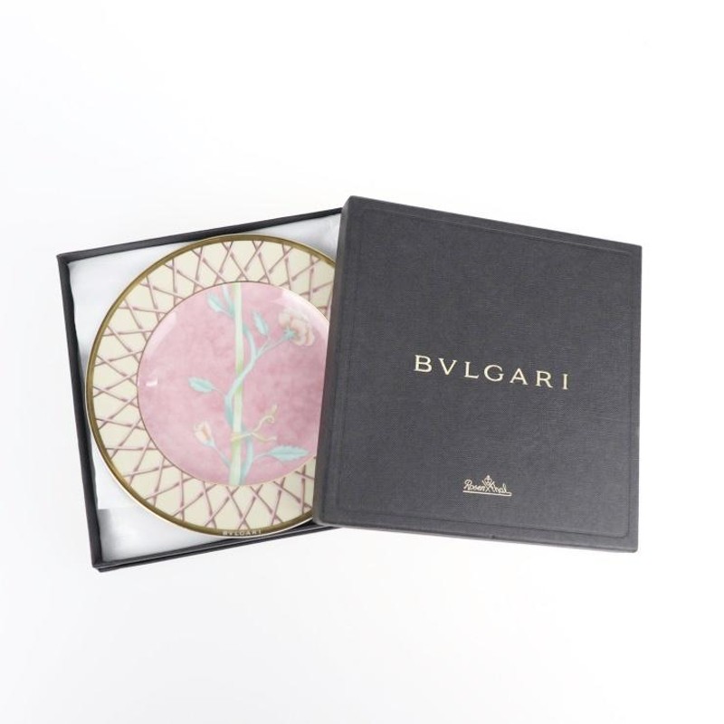 新品未使用展示品 BVLGARI ブルガリ ピンクローズ ローゼンタール 食器