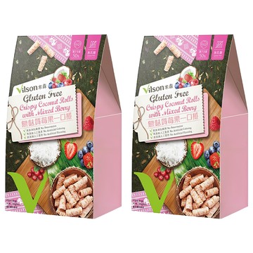 Vilson 米森 無麩質莓果一口捲 5包  85g  2袋