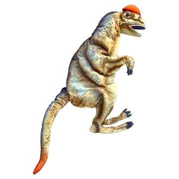 HANSA TOY 雙冠龍手偶  1個