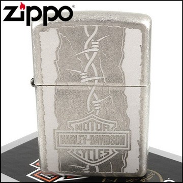 【ZIPPO】美系~哈雷~Harley-Davidson-刺網圖案打火機