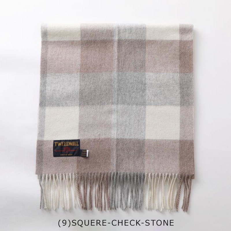 【美品】TWEEDMILL　Lambswool Stole　48・190　グレー 美品】TWEEDMILL Lambswool Stole 48・190 グレー - メルカリ