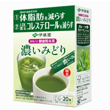 【櫻田町】 伊藤園　濃いみどり健康粉末茶　2.5ｇ（20本）