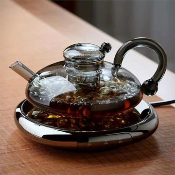 鼠尾壺煮茶壺新款顏值茶具帶過濾家用北歐風格高硼硅玻璃壺手沖