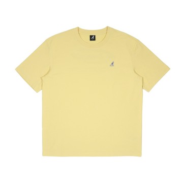KANGOL 中性 黃 經典 圓領T 短袖 6525100161