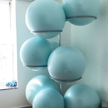 公司貨 附發票 免運 多層瑜伽球架壁掛瑜伽球架子瑜伽館健身房放瑜伽球的架子落地