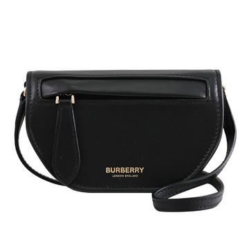 BURBERRY 8035773 MICRO OLYMPIA 超迷你斜背卡片包.黑