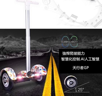 天行者GP  10吋 +把手 智能車 平衡車 代步車 電動車 電動滑板 電動腳踏車 機車 汽車 電器 專屬 永久保修