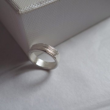 999純銀【七銀彩虹】尾戒戒指