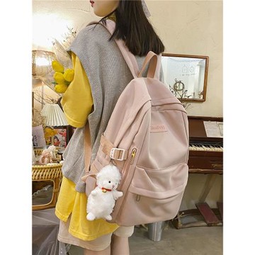 書包女生初中ins小眾雙肩包女2025年新款旅游輕便女孩高中大學生