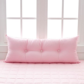 I'm Living Vivid 鈕扣床頭靠墊  嬰兒粉  S/SS(110 x 45cm)