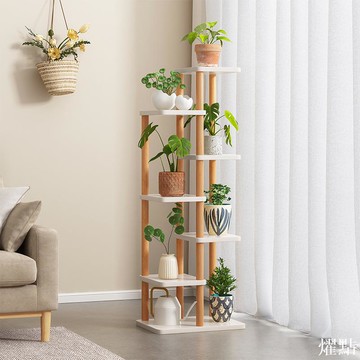 APP下單享點數9% 花架子客廳落地式多肉花架子室內家用多層花架置物架陽臺植物擺放