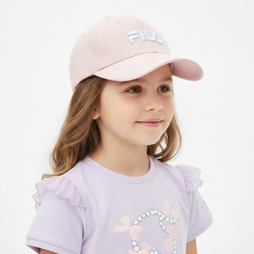 FILA KIDS 兒童經典滿版LOGO帽-粉色 HTA-4002-PK