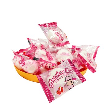 小綿羊棉花糖 棉花糖 草莓夾心棉花糖  夾心棉花糖 皇族夾心棉花糖_R008