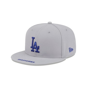 NEW ERA 男女 9FIFTY MLB VISOR 洛杉磯道奇 灰 NE14889025