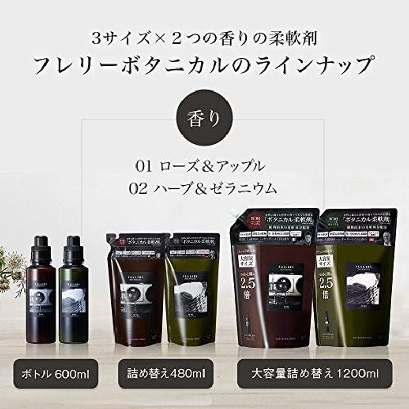 FULLERY BOTANICAL フレリー ボタニカル ソフナー 柔軟剤 大容量