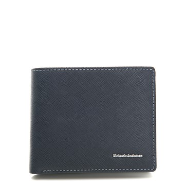 Kinloch anderson 引領風潮 左右翻固定頁短夾-深藍