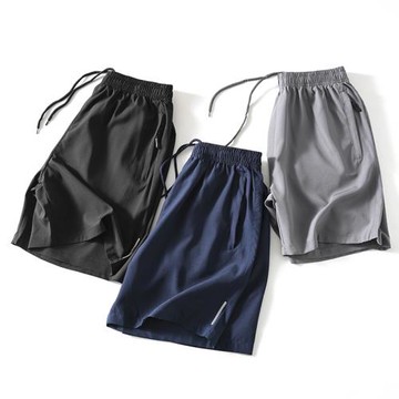 超級特價 夏季男士薄款透氣3M反光松緊腰運動休閑速干短褲 五分褲