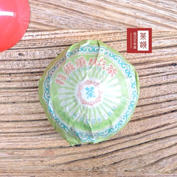 【茶韻】1992年中茶牌特級重慶生沱100g茶葉禮盒 普洱茶(附茶樣10g.收藏盒.茶刀x1)