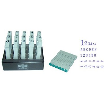 【文具通】TOYODA 豐田 數字 結合 印章 6 號 字3mm W5010135