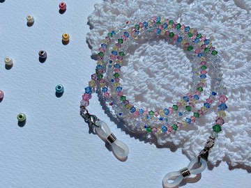 迷之作-金鑽水晶系列眼鏡鏈口罩鏈