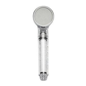 BODYLUV 純淨完美蓮蓬頭  節水設計  增強水壓  提升水質  透明外殼  銀色 + 透明色  1個