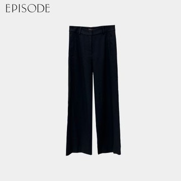 EPISODE - 顯瘦通勤高腰寬直筒西裝褲長褲135210