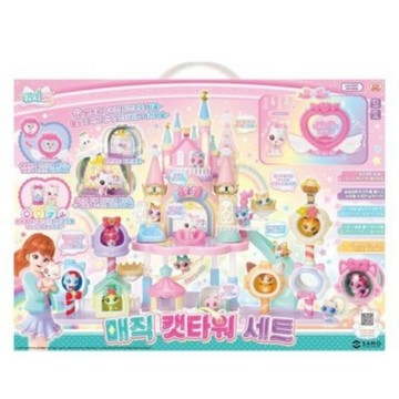 韓國境內版🇰🇷許願貓 wishcat 魔法 貓咪 城堡塔 套組 公仔