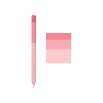 AHAStyle Apple Pencil 2代/Pro 輕薄筆套 保護套 漸變色款 粉色