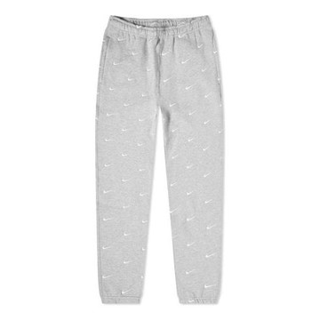 Men's Nike NRG Swoosh Logo Printing Casual Sports Pants/Trousers/Joggers Gray